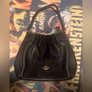 Coach Pebbled Leather Maya Shoulder Bag